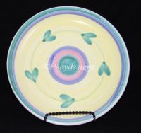 Caleca CAROSEL Yellow Salad Plate - Made in Italy